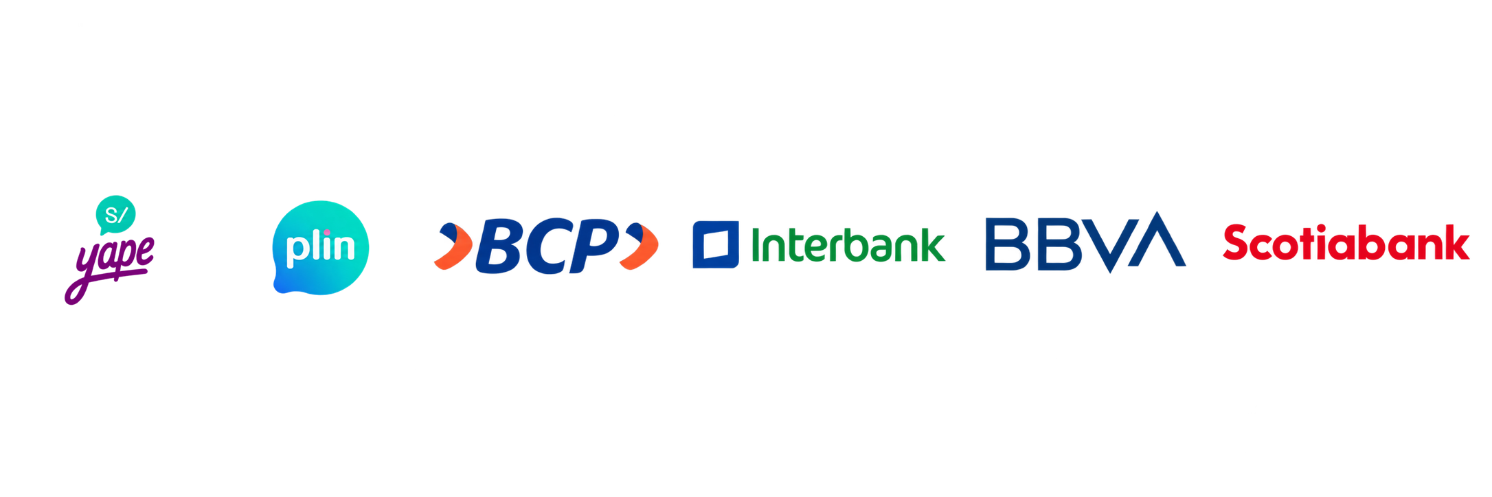 Yape, Plin, BCP, Interbank, BBVA y Scotiabank